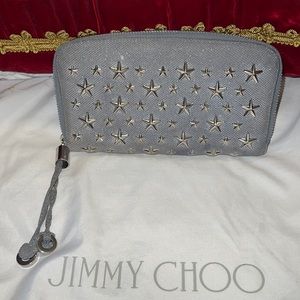 Authentic Jimmy Choo long zippy wallet